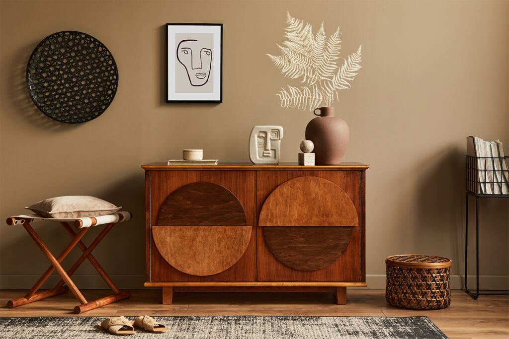 Rugmaker_Blog-Piece-SideImages_Stylish interior with design wooden commode