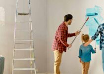 Rugmaker_Blog-Piece-Header_Beautiful Young Family are Showing How to Paint Walls to Their Adorable Small Daughter