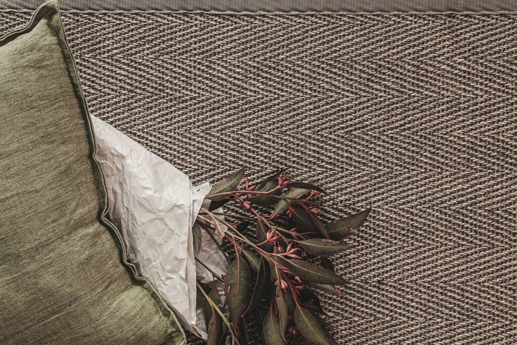 Rugmaker_Blog-Piece-SideImages_plant and pillow on top of a beautiful rug