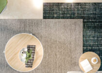 Rugmaker_Blog-Piece_Contemporary Living Space from Above_ Chic Sofa, Tables, and Layered Rugs