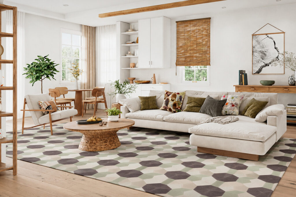 Rugmaker_Blog-Piece_Minimalist Living Room Interior in Scandinavian Style